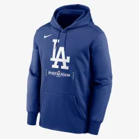 Los Angeles Dodgers 2024 Postseason Authentic Collection Men’s Nike Therma MLB Pullover Толстовка с капюшоном синий
