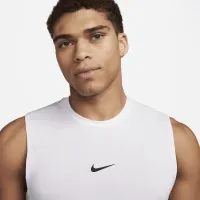 Nike Pro мужские Dri-FIT Slim Sleeveless Top цвет белый