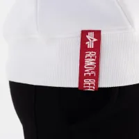Кофта/футболка Alpha Industries Basic Hoody Small Logo 19631809 - Белая