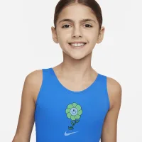 Nike Swim Big дитячі (Girls') U-Back One-Piece Swimsuit блакитний
