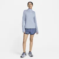 Nike Swift Element жіноча UV Protection 1/4-Zip Running Top блакитний