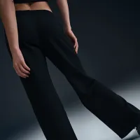 Nike Sportswear Club Fleece женская Mid-Rise Wide-Leg Graphic Pants цвет черный