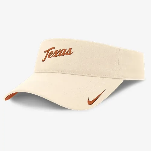 Texas Longhorns Primetime Ace чоловічі Nike Dri-FIT College Adjustable Visor колір коричневий