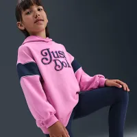 Nike Varsity Prep Little детские Pullover Толстовка с капюшоном and лосины набор синий
