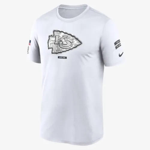 Kansas City Chiefs Salute to Service Primary Edge Legend чоловічі Nike Dri-FIT NFL футболка колір білий