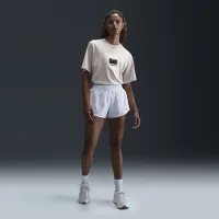 Nike Sportswear женская Crew-Neck футболка цвет коричневый