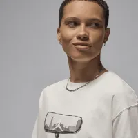 Nike Jordan жіноча Girlfriend футболка колір білий