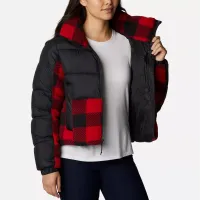 Куртка Columbia Leadbetter Point Sherpa Hybrid Puffer 1955243011 - чорно-червона
