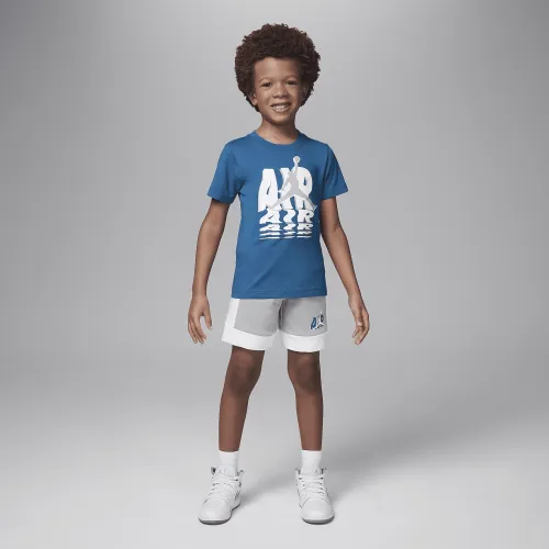 Nike Jordan Galaxy Little детские French Terry шорты набор цвет серый