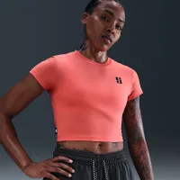 Nike Sabrina женская Short-Sleeve Cropped футболка Orange
