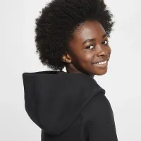 Paris Saint-Germain Tech Fleece Big дитячі (для хлопчиків) Nike Soccer Full-Zip Толстовка з капюшоном колір чорний