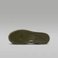 Nike Air Jordan 1 Mid Big детские Кроссовки цвет черный