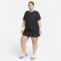 NikeCourt Dri-FIT Victory женская Tennis юбка (большие размеры) цвет черный
