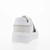 Кроссовки Tommy Hilfiger Signature Leather Monogram Court FW0FW07387-YBS - Белые