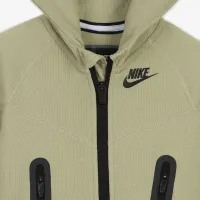 Nike Sportswear Tech Fleece Hooded Coverall Baby Coverall цвет зеленый