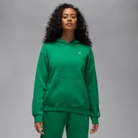 Nike Jordan Brooklyn Fleece женская Pullover Толстовка с капюшоном цвет зеленый