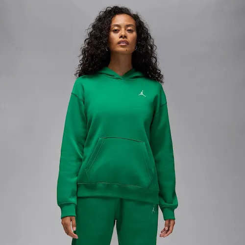 Nike Jordan Brooklyn Fleece женская Pullover Толстовка с капюшоном цвет зеленый