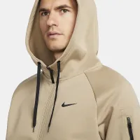 Nike Therma чоловічі Therma-FIT Full-Zip Fitness Top колір коричневий