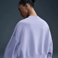 Nike Sportswear Phoenix Fleece жіноча Over-оверсайз Crew-Neck світшот колір фіолетовий