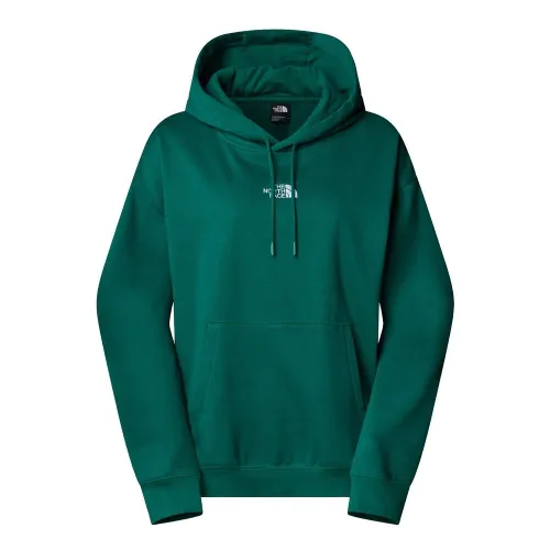 Кофта/футболка The North Face Essential Oversize Hood 0A89ENNL11 - зеленая