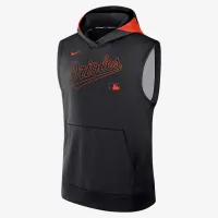 Baltimore Orioles Authentic Collection Men’s Nike Dri-FIT MLB Sleeveless Pullover Толстовка з капюшоном колір чорний