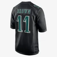 A.J. колір коричневий Philadelphia Eagles Super Bowl LIX чоловічі Nike NFL Game Fashion Jersey колір чорний