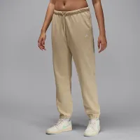 Nike Jordan Brooklyn Fleece женская French Terry Pants цвет коричневый