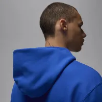 Nike Air Jordan Wordmark мужские Fleece Pullover Толстовка с капюшоном синий