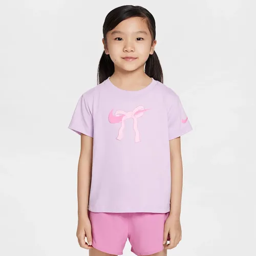 Nike Little дитячі Swoosh Ribbon футболка Pink