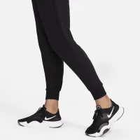 Nike Dri-FIT One жіноча З високою талією 7/8 French Terry Joggers колір чорний