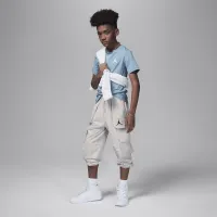 Nike Jordan Jumpman Air Big детские Embroidered футболка синий