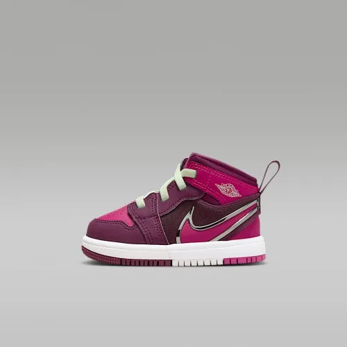 Nike Jordan 1 Mid RM EasyOn Baby/Toddler Кросівки колір червоний