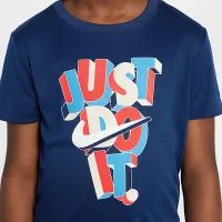 Nike Dri-FIT Little дитячі Icon Tee блакитний
