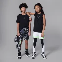 Nike Jordan Dri-FIT Sport Big дитячі Core футболка колір чорний