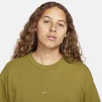 Nike Sportswear Premium Essentials мужские футболка цвет зеленый