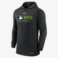 Tampa Bay Rays Authentic Collection чоловічі Nike Dri-FIT MLB Pullover Толстовка з капюшоном колір чорний