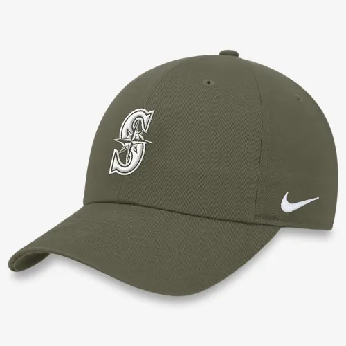 Seattle Mariners Club чоловічі Nike MLB Adjustable Hat колір коричневий