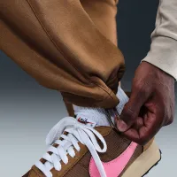 Nike Club чоловічі Fleece Bungee Pants колір коричневий