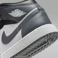 Nike Air Jordan 1 Mid Big детские Кроссовки цвет черный
