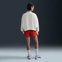 NikeCourt Phoenix Fleece жіноча Over-оверсайз Crew-Neck Tennis світшот колір коричневий