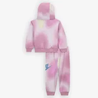 Nike Solarized Baby (12-24M) Pullover Толстовка с капюшоном and Pants набор Pink