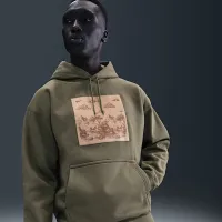 Nike Solo Swoosh чоловічі Pullover Fleece Толстовка з капюшоном колір зелений