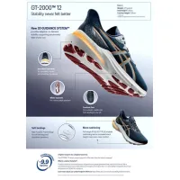 Кросівки для бігу Чоловічі ASICS GT-2000 12 (1011B691 403)