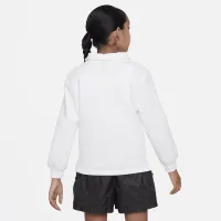 Nike Sportswear Club Fleece Big детские (Girls') Polo Top цвет белый
