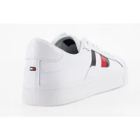 Кроссовки Tommy Hilfiger Signature Detailing Leather Trainers FM0FM04140-YBR - Белые