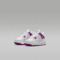 Nike Jordan 4 Retro Baby/Toddler Кросівки колір білий