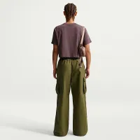 Nike Sportswear женская Loose Short-Sleeve Cropped футболка цвет фиолетовый