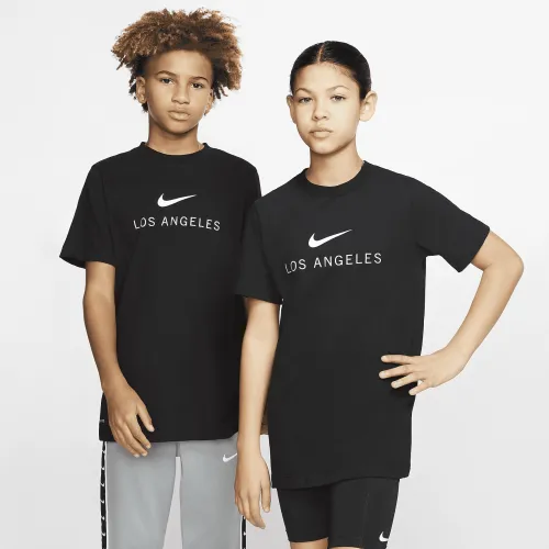 Nike Dri-FIT Los Angeles Big детские футболка цвет черный