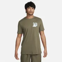 Nike чоловічі Dri-FIT Fitness футболка колір зелений