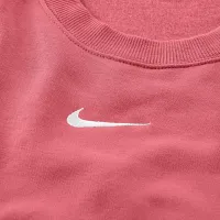 Nike Sportswear Phoenix Fleece женская оверсайз Crew-Neck свитшот Pink